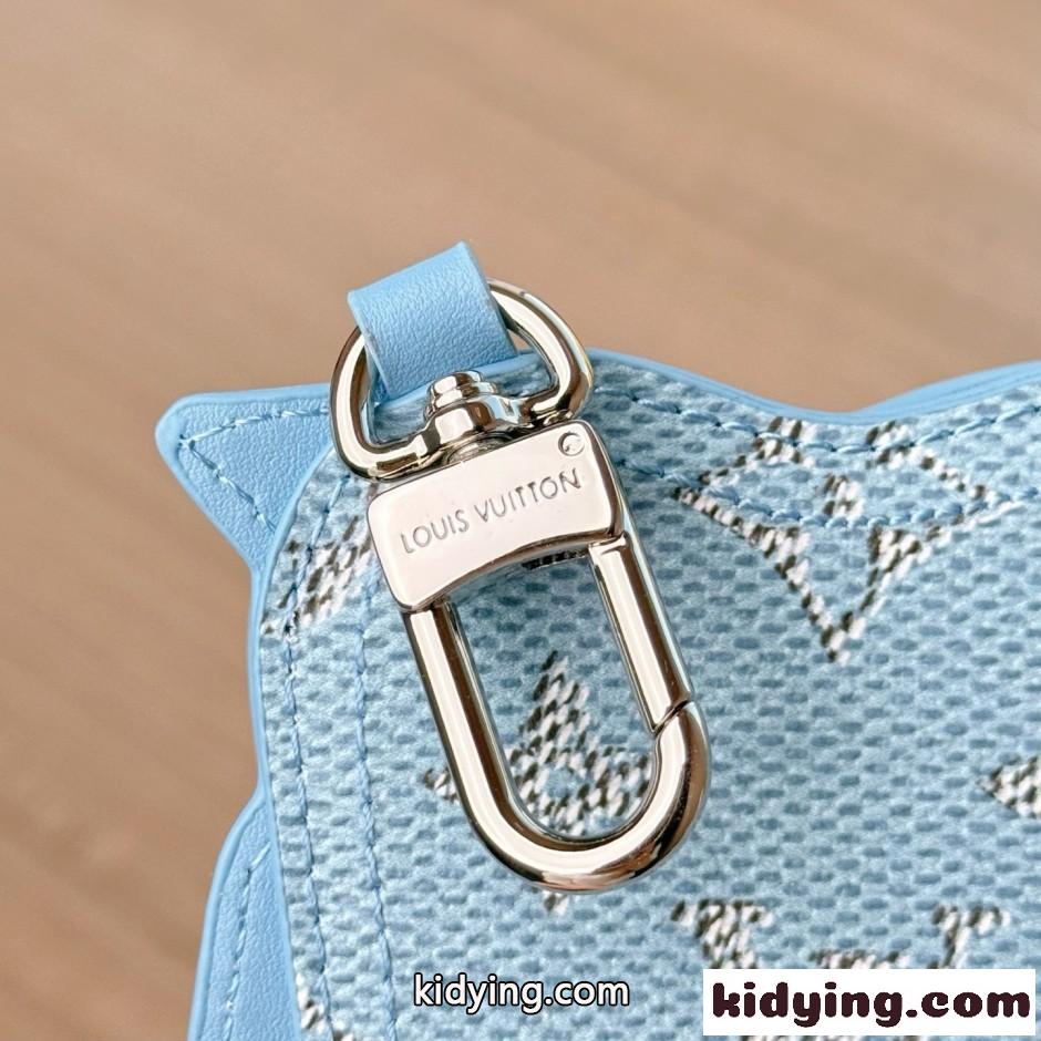 バッグチャーム・LV オウル ルイ・ヴィトン キーホルダー 偽物 ライトブルー-3