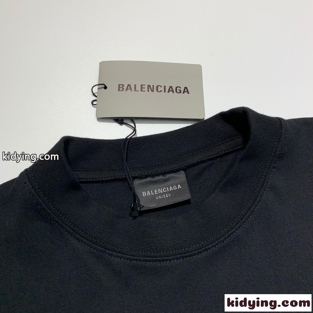 人気 カジュアル オーバーサイズ STICKY NOTE バレンシアガ Tシャツ コピー 半袖-2