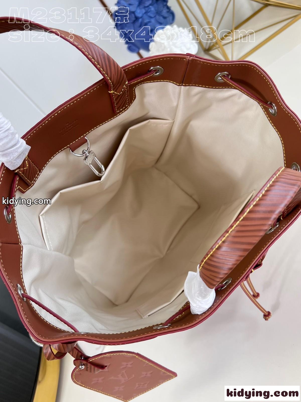 ルイヴィトン バッグ スーパーコピー M23117 マキシ ノエ･スリング ブラウン-4