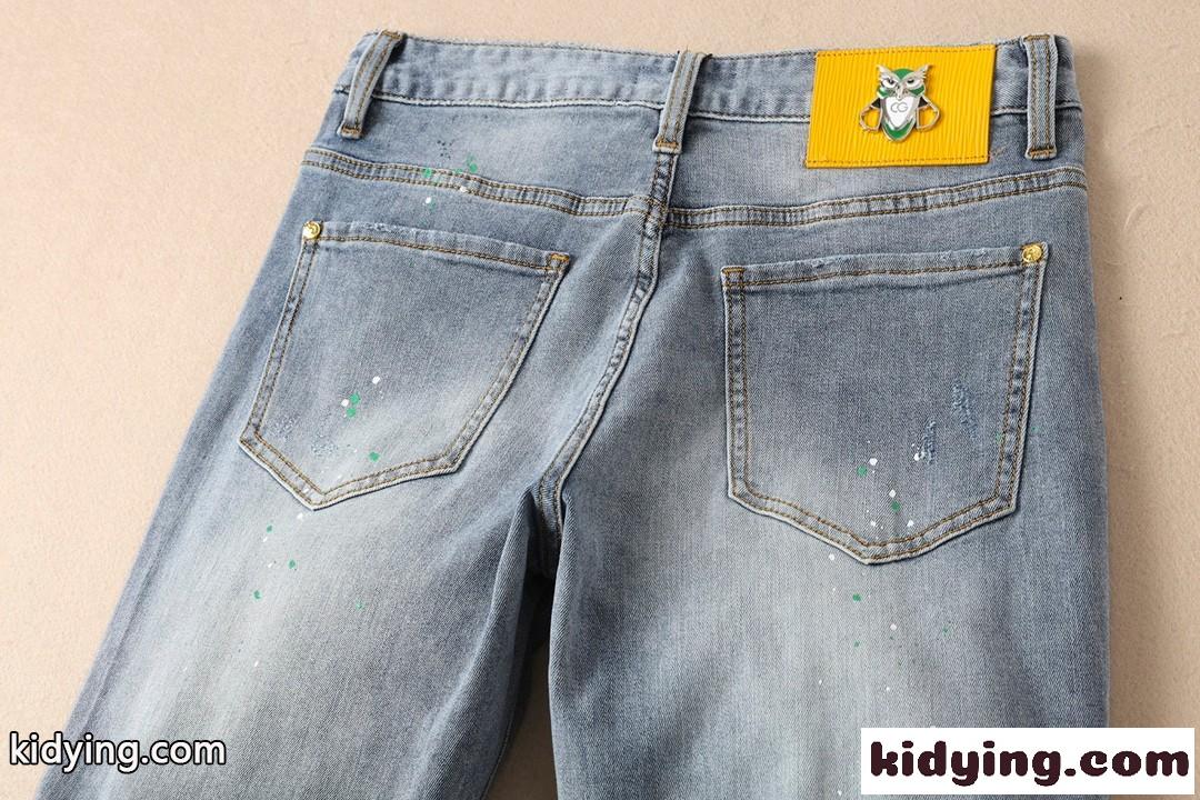 メンズ ファッション カジュアル かっこいい トレンド オシャレ デニムパンツ クロムハーツ ジーンズ コピー 高品質-3