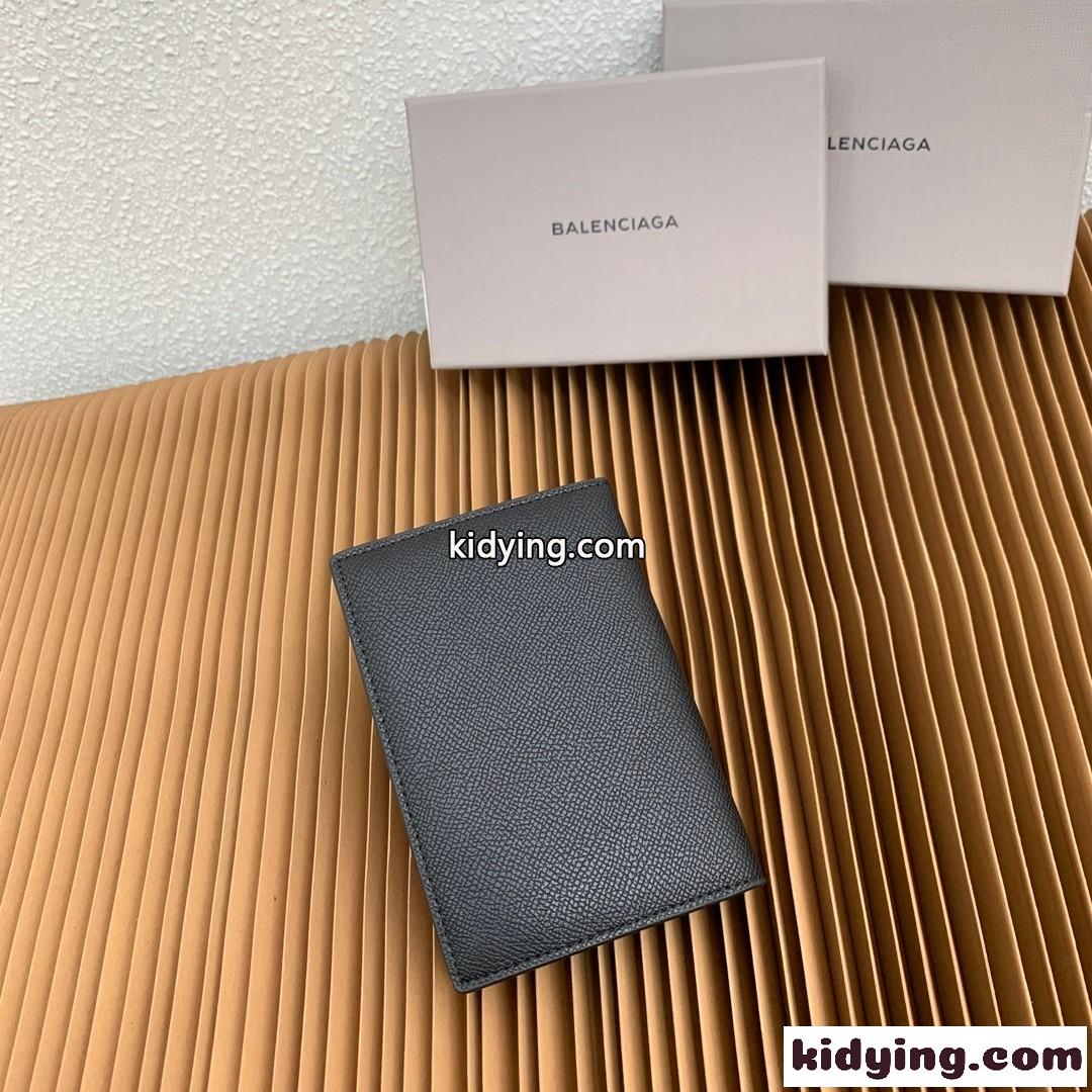 大人気 おしゃれ パスポート ホルダー バレンシアガ 財布 コピー ブラック-2