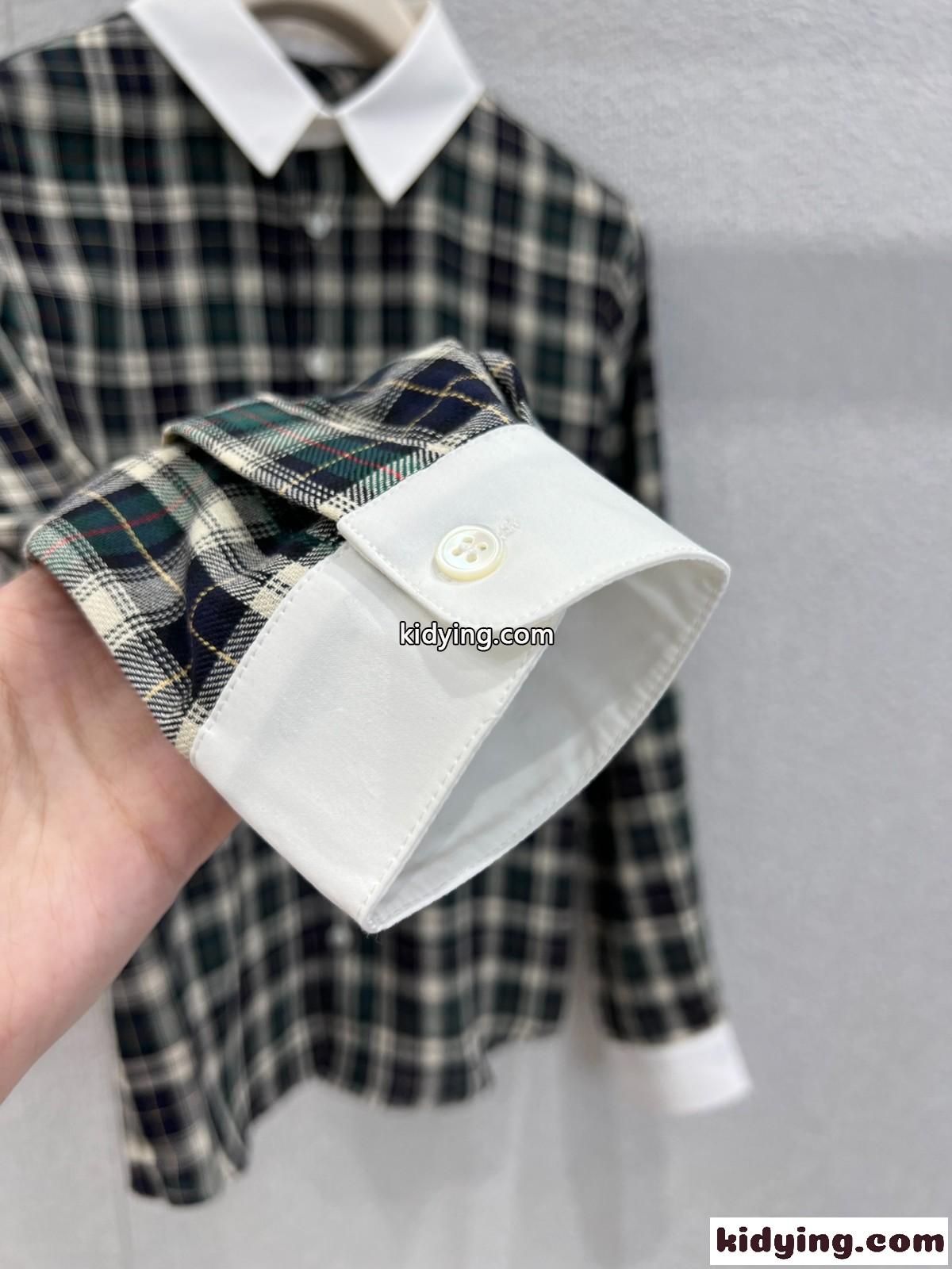 洗練された お洒落 チェック柄 トップス セリーヌ シャツ コピー コットン-3