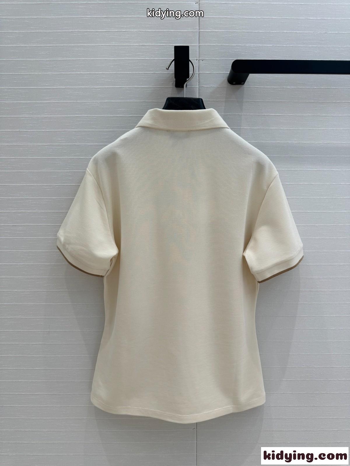 洗練された レディース 半袖ポロシャツ モンクレール Tシャツ コピー ベージュ-3