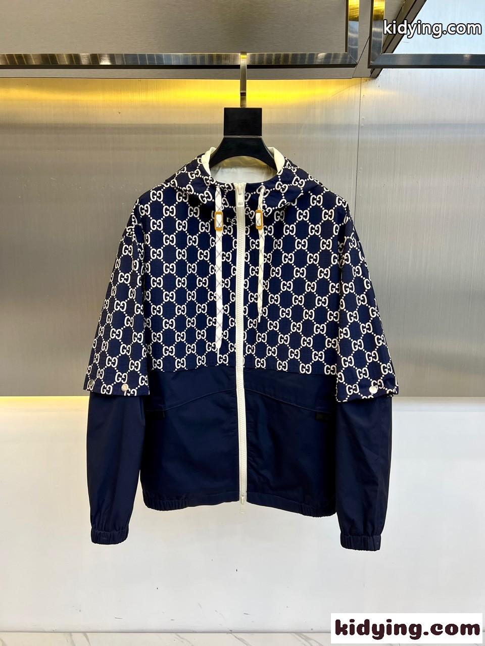 お洒落 カジュアル フーデッドジャケット グッチ ジャケット コピー メンズ アウター-0