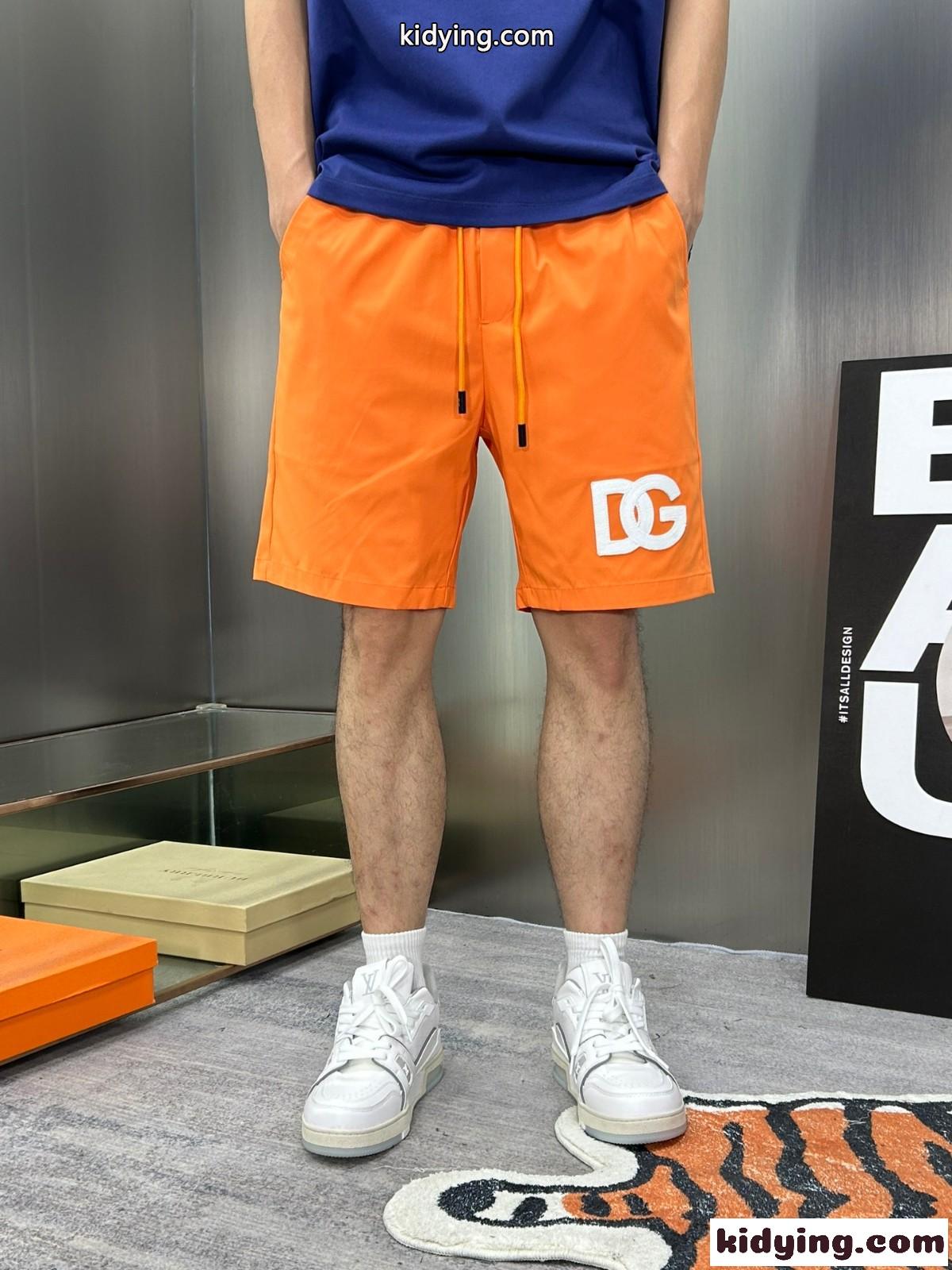 定番 カジュアル ロゴ ショートパンツ ドルチェ&ガッバーナ カジュアルパンツ コピー オレンジ-2