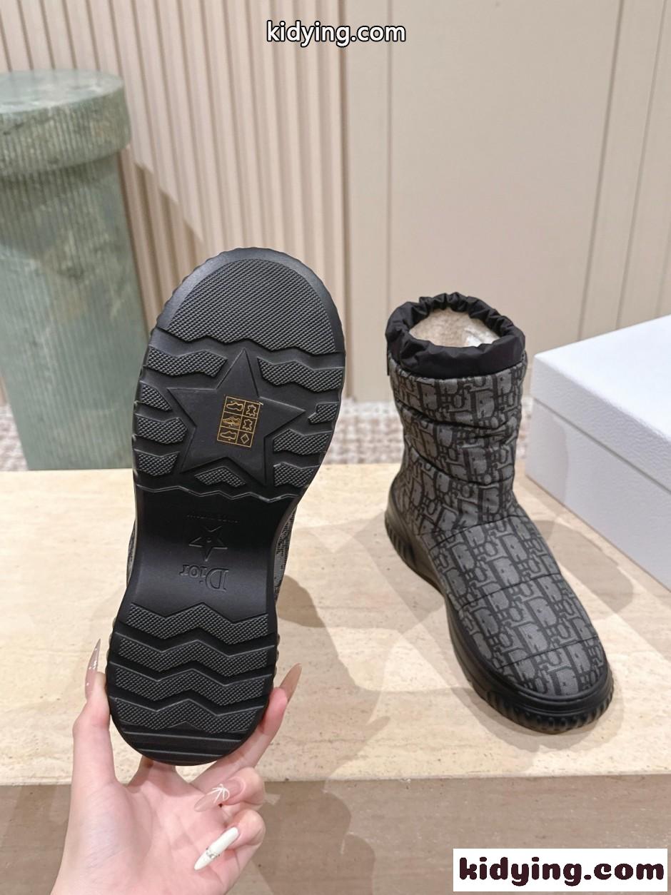 DiorAlps Dior Frost ショートブーツ クリスチャン・ディオール ブーツ コピー ブラック-4