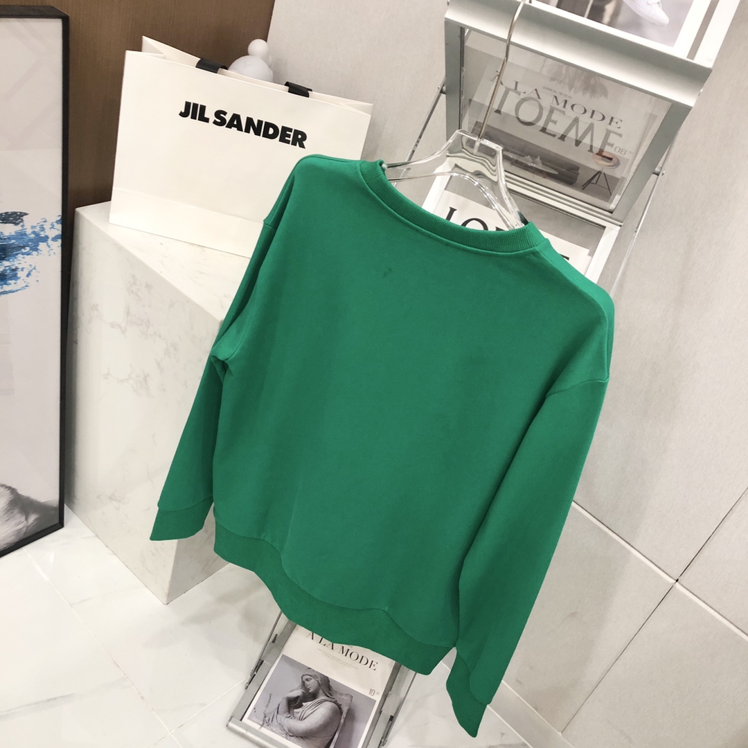 3色あり 人気 クールネック プルオーバー 長袖 刺繍入り ミュウミュウ パーカー コピー レディース 可愛い-3