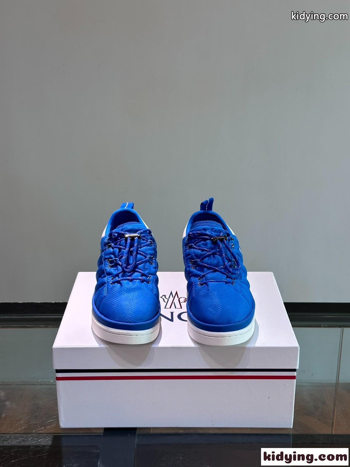 MONCLER X ADIDAS ナイロンスニーカー モンクレール スニーカー スーパーコピー ブルー-2