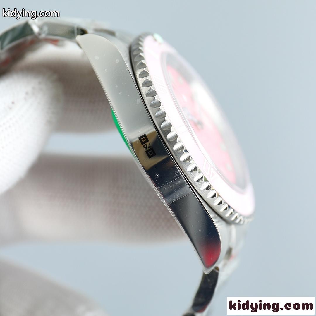 限定モデル 人気 メンズ レディース ロレックス 時計 コピー 40mm 可愛い ピンク 腕時計 ウォッチ-0