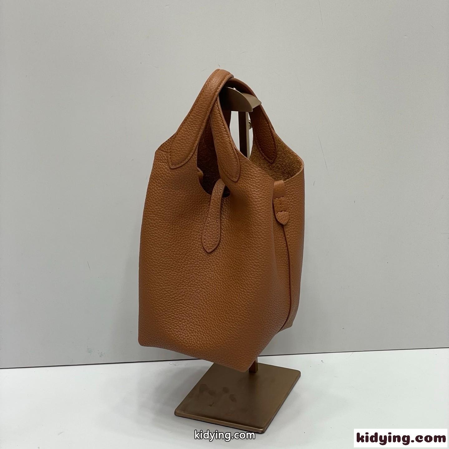 定番 Polo Play レザー スモール ハンドバッグ ラルフローレン バッグ スーパーコピー ブラウン-1