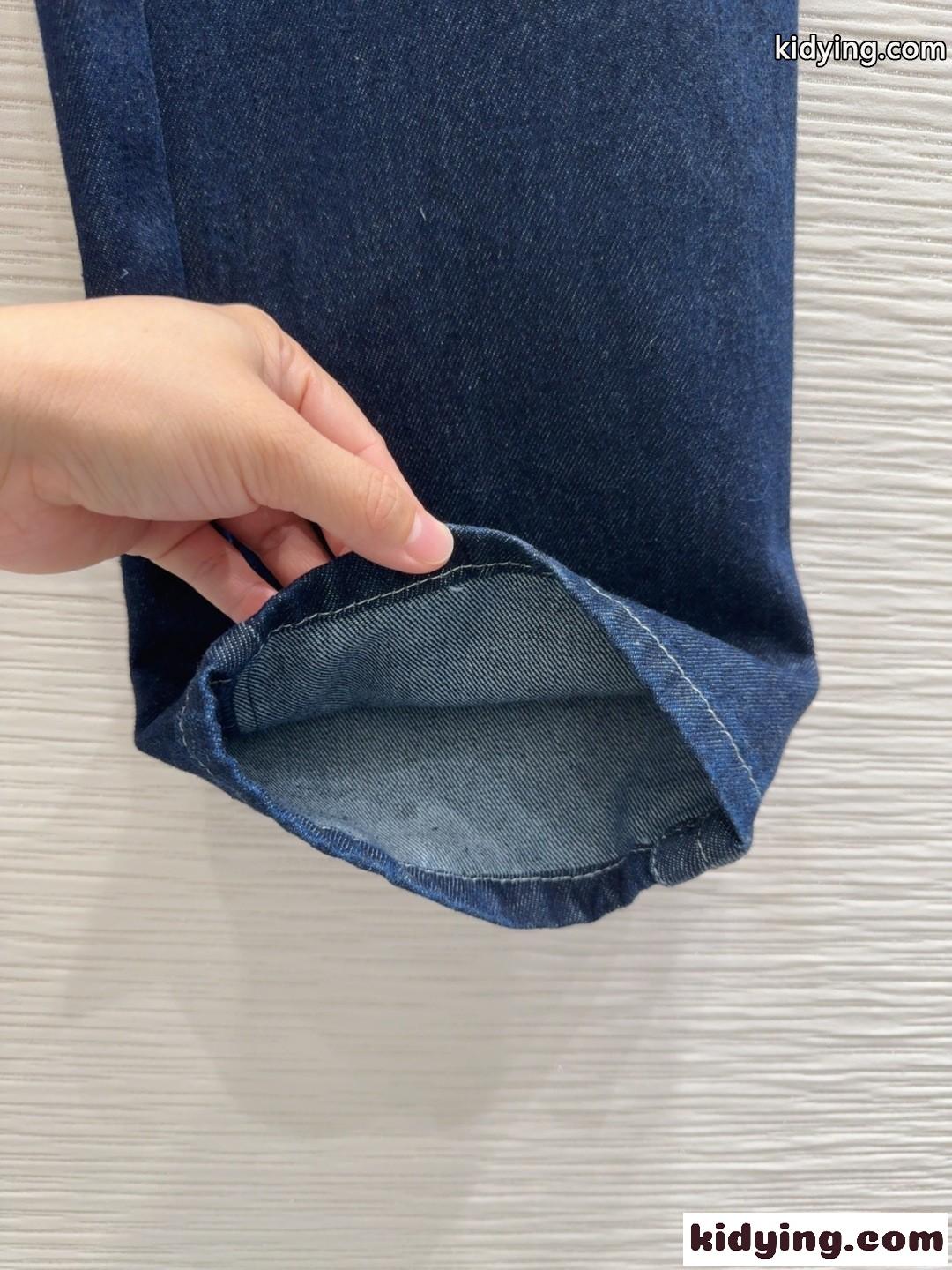 デニム キャロットパンツ ルイヴィトン ジーンズ コピー レディース-3