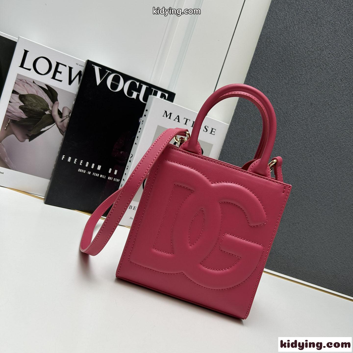 DG DAILY ショッピングバッグ ミニ ドルチェ&ガッバーナ バッグ スーパーコピー ピンク-0