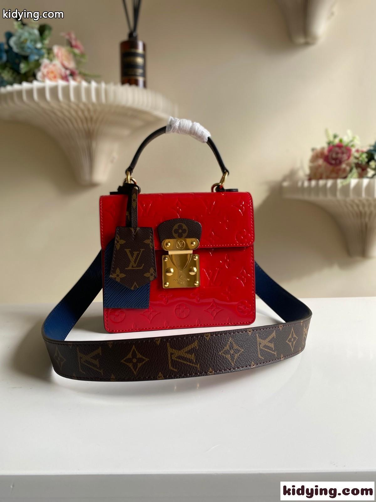 LOUIS VUITTON ルイヴィトン M90376 ヴェルニ スプリングストリート PM スーパーコピー レッド-0
