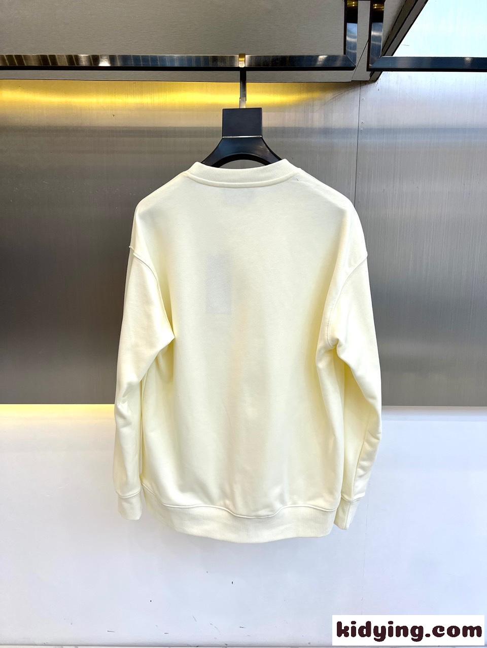 プリント コットン スウェットシャツ グッチ Tシャツ コピー ユニセックス ホワイト-3