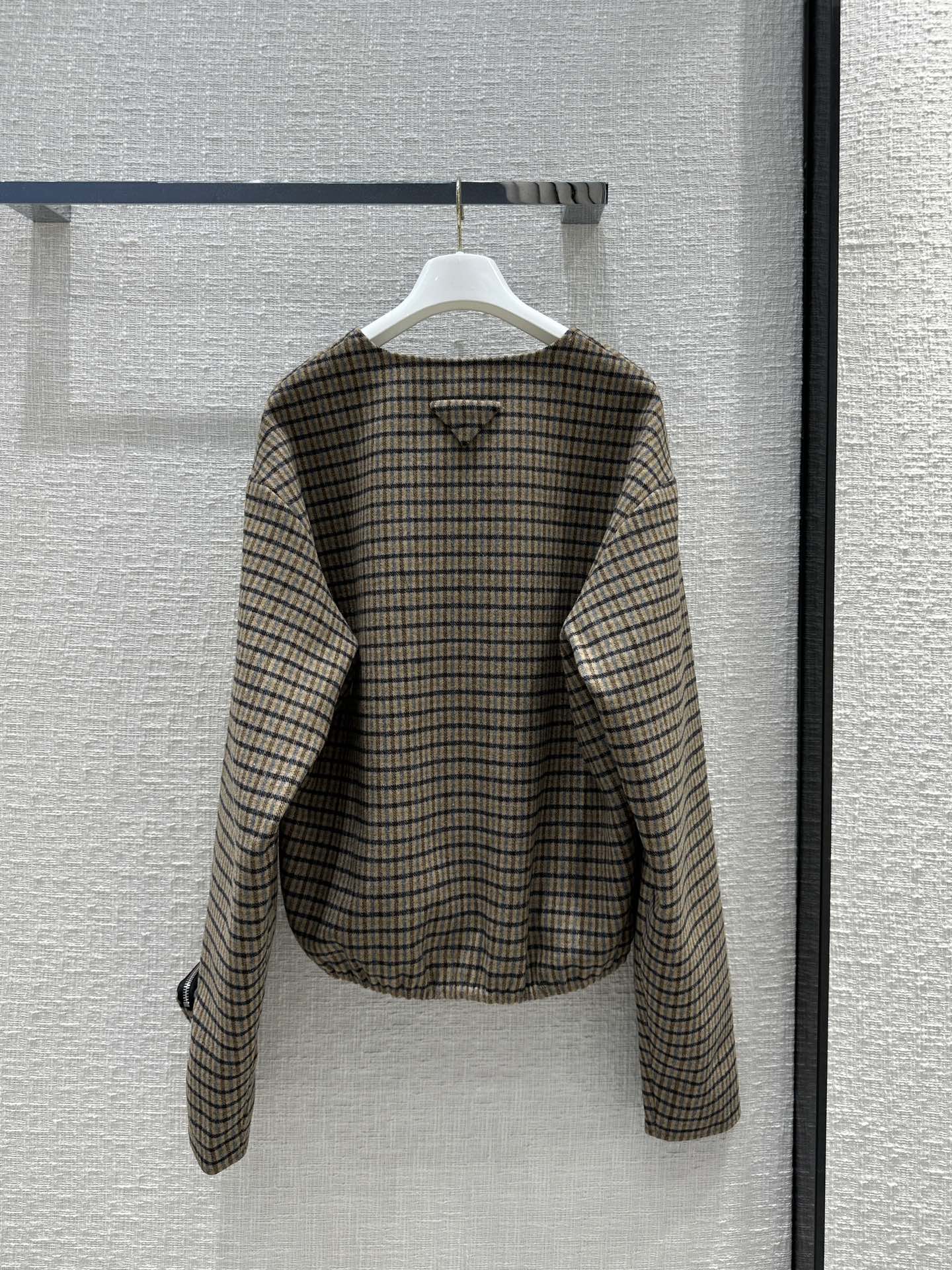 カジュアル ラシャ チェック トップ プラダ Tシャツ コピー レディース-5