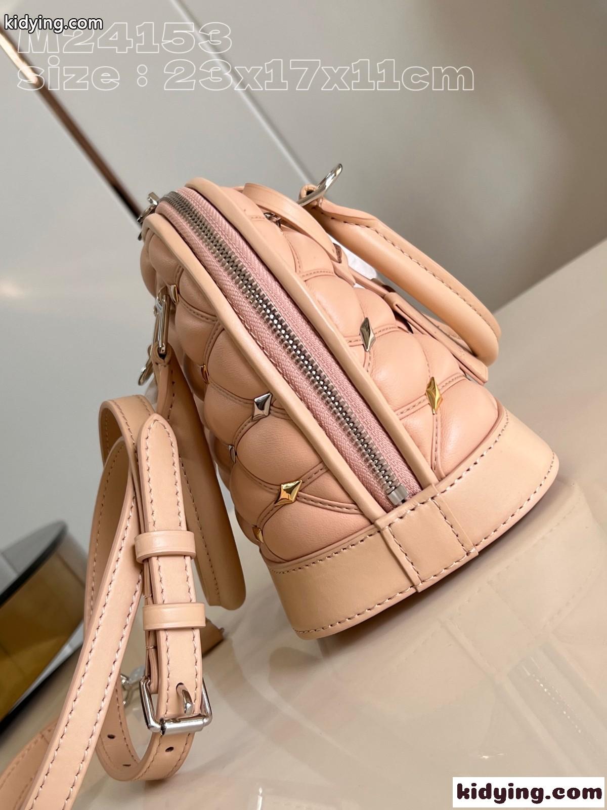 LV アルマ BB マルタージュ スタッズ ハンドバッグ ルイヴィトン バッグ スーパーコピー M24153-1