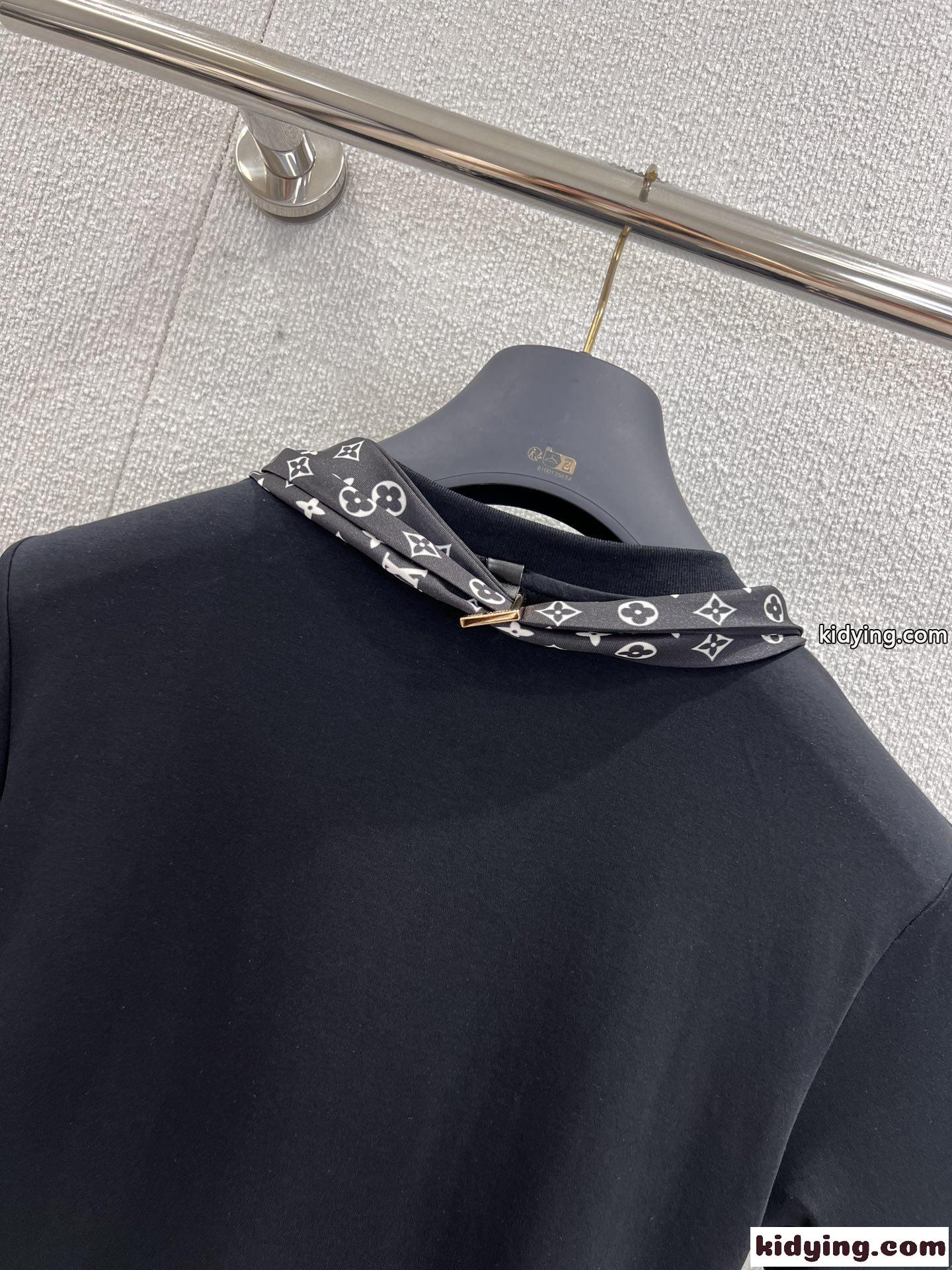 モノグラム スカーフ Tシャツ ルイヴィトン スーパーコピー クルーネック-2