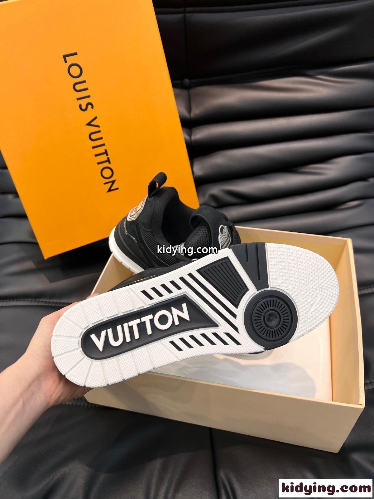 大人気 おしゃれ ルイヴィトン スニーカー コピー メンズ LV スケート・ライン スニーカー-3