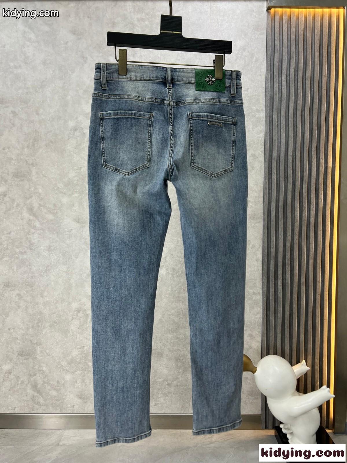 定番 合わせやすい クロムハーツ ジーンズ コピー メンズ デニムパンツ-1