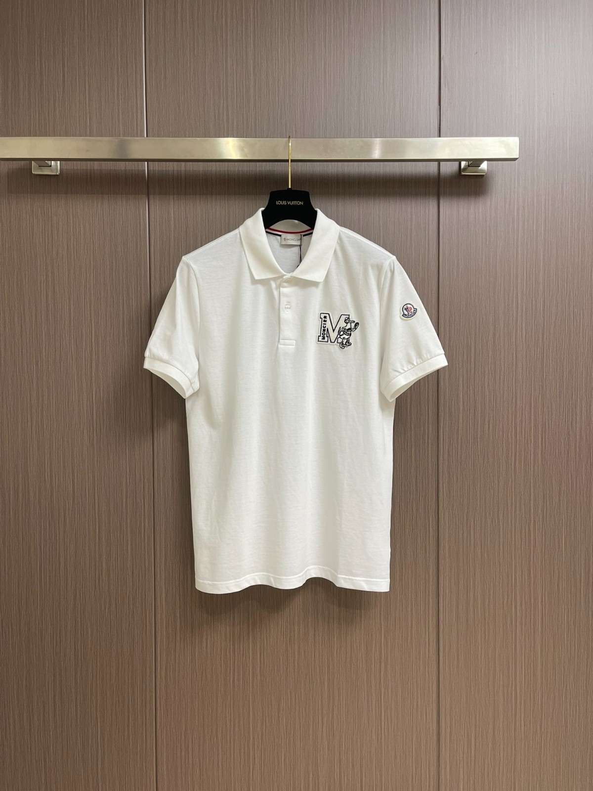 シンプル コットンピケ 半袖ポロシャツ モンクレール Tシャツ スーパーコピー-2