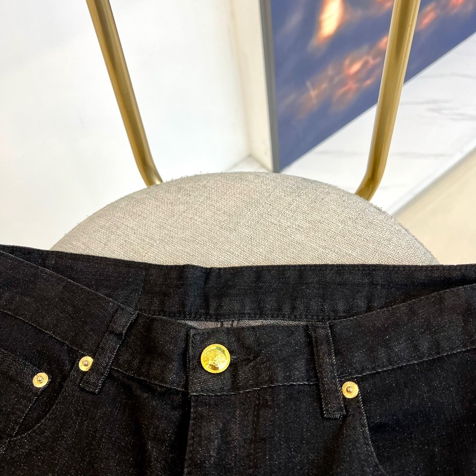 シンプル 合わせやすい ヴェルサーチェ ジーンズ 偽物 デニムパンツ-3