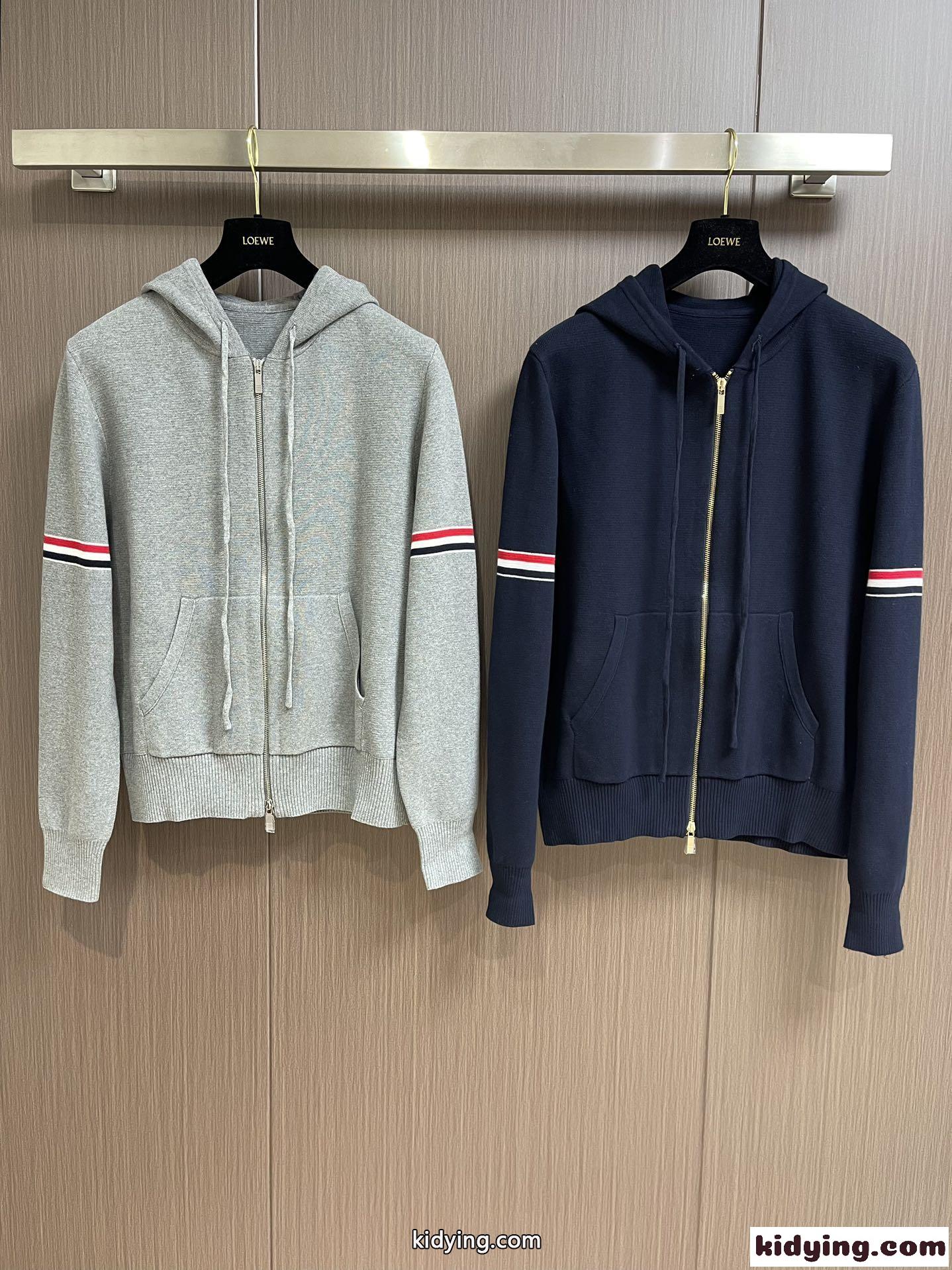 カジュアル フード付き ウールブレンド カーディガン トムブラウン ニット コピー-0