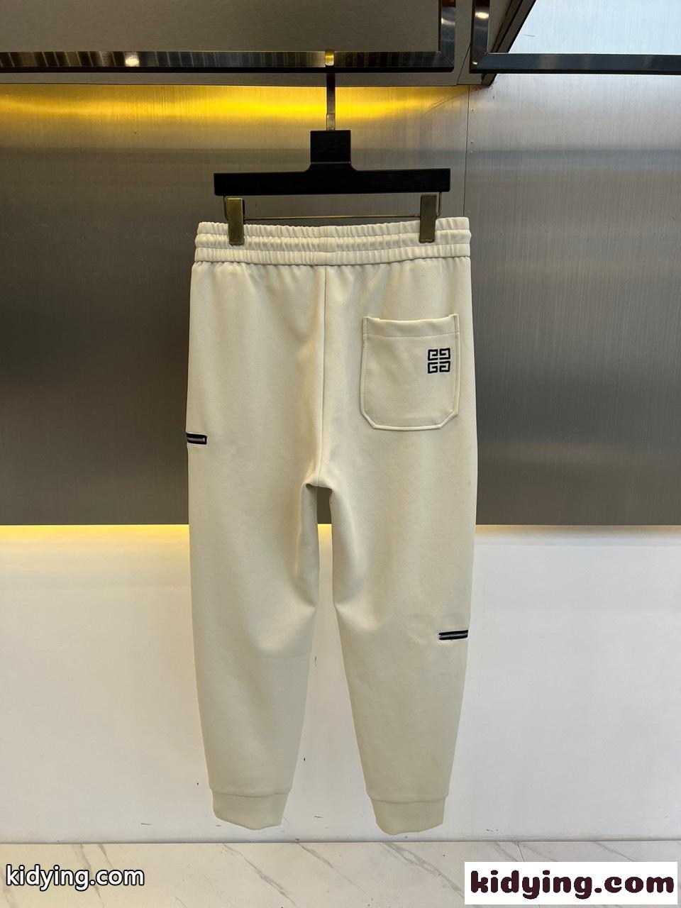 秋冬 合わせやすい ジバンシィ パンツ コピー メンズ 厚手 スウェットパンツ-0