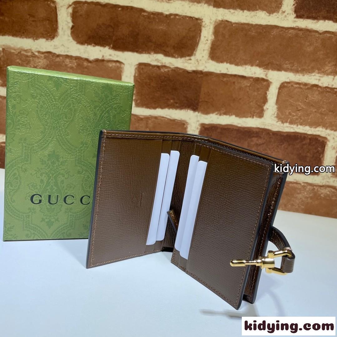 ジャッキー 1961 カードケース ウォレット グッチ 財布 コピー コイン＆紙幣入れ付き キャンバス-3