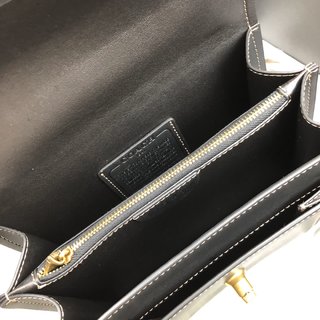 ​Coach コーチの女性バッグコーナーの新しいTroupe コーチバッグ 新作コピー 女性はオルガンチェーンバッグを片肩に斜めに掛ける-3