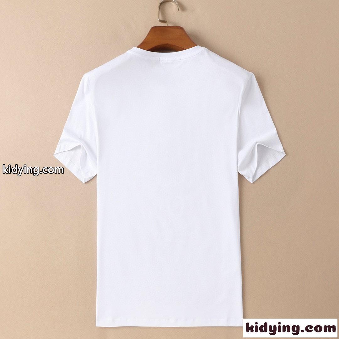 シンプル ロゴ プリント クルーネック ジバンシィ Tシャツ コピー おしゃれ 半袖 トップス-4
