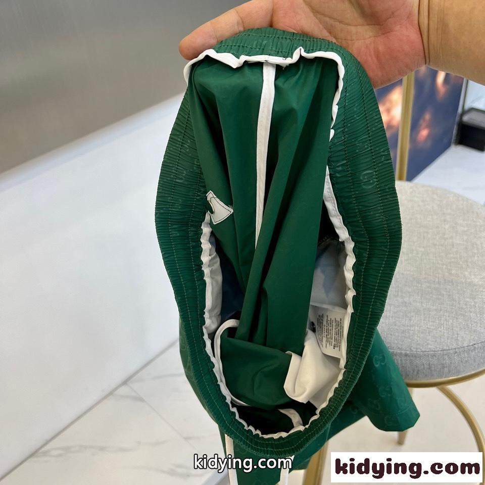 上品 おしゃれ GGジャガード グッチ パンツ コピー メンズ ショートパンツ グリーン-4