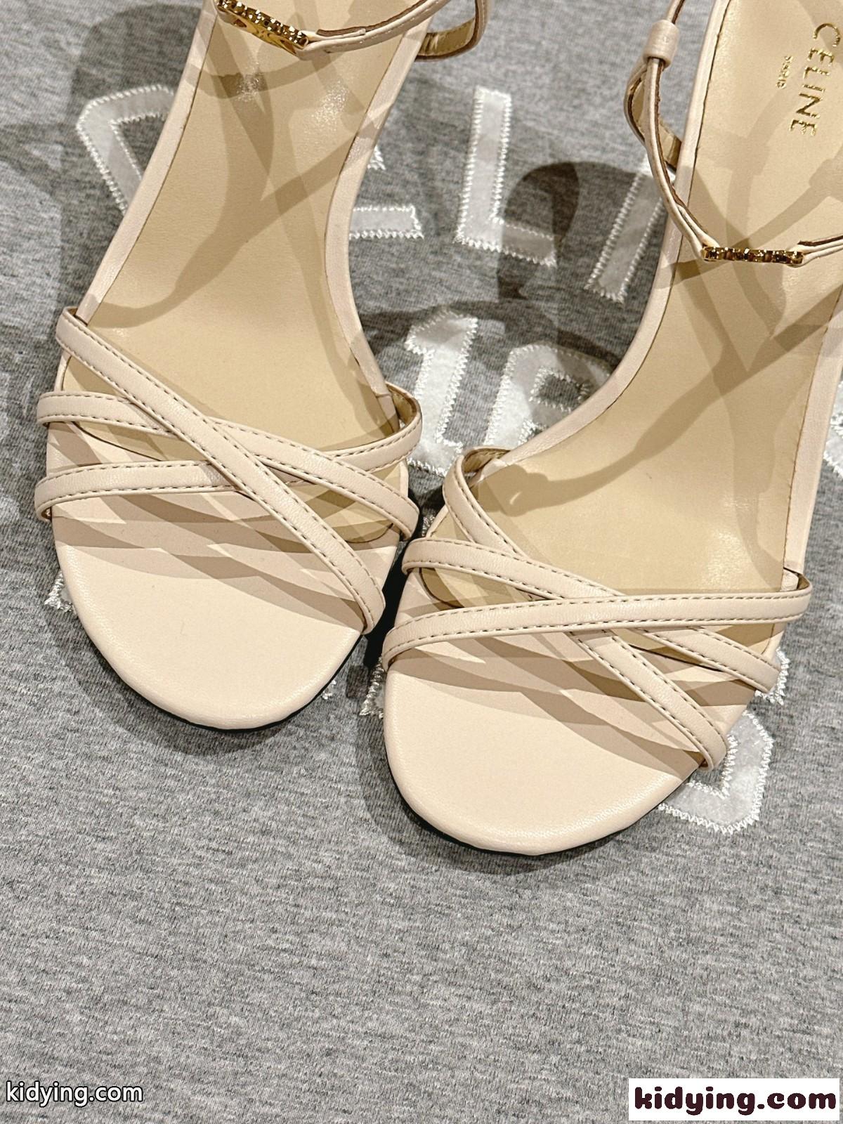 CELINE ソワール サンダル セリーヌ サンダル コピー ハイヒール ホワイト-4