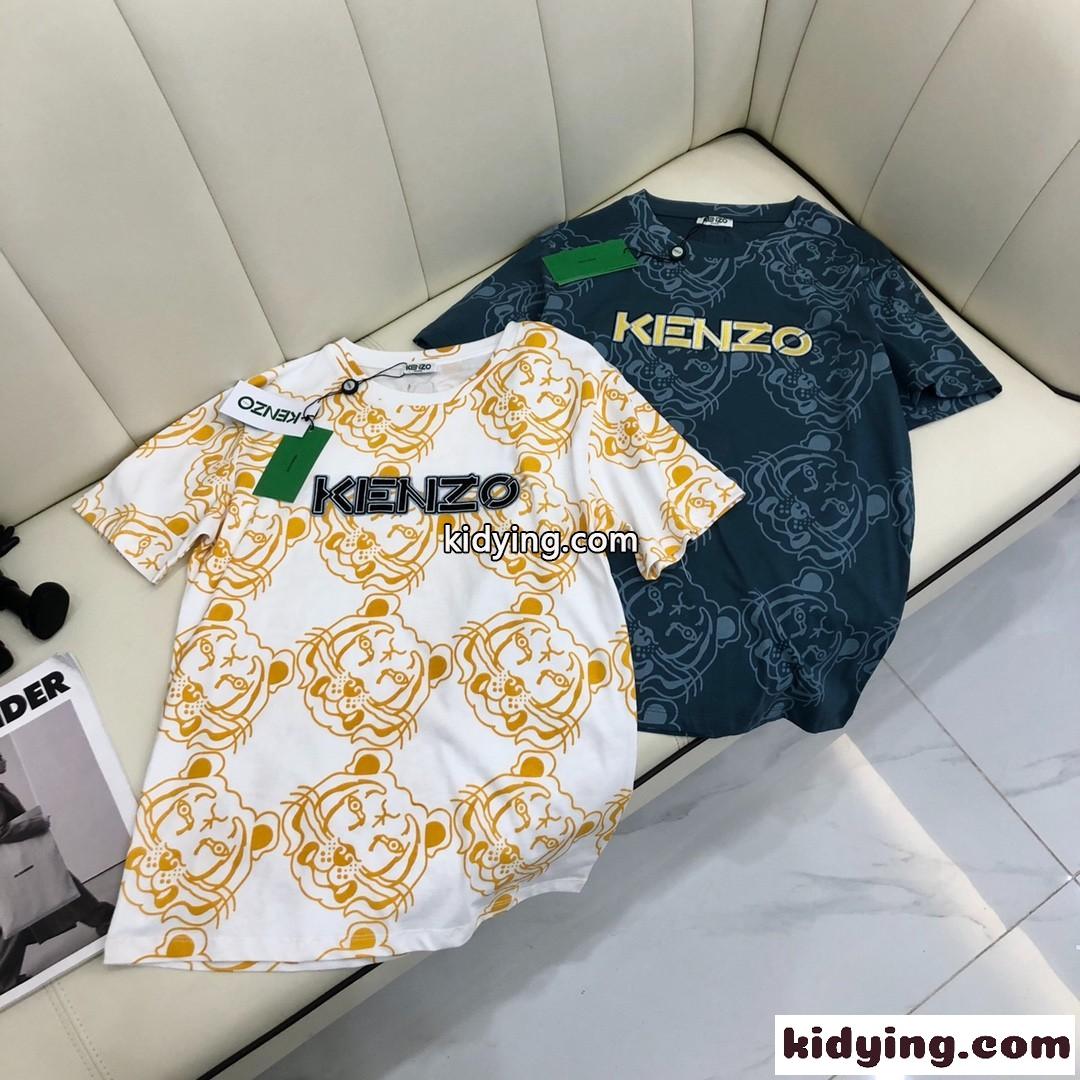プリント 刺繍 おしゃれ 合わせやすい ケンゾー tシャツ レディース コピー 半袖 快適 カジュアル クールネック-1