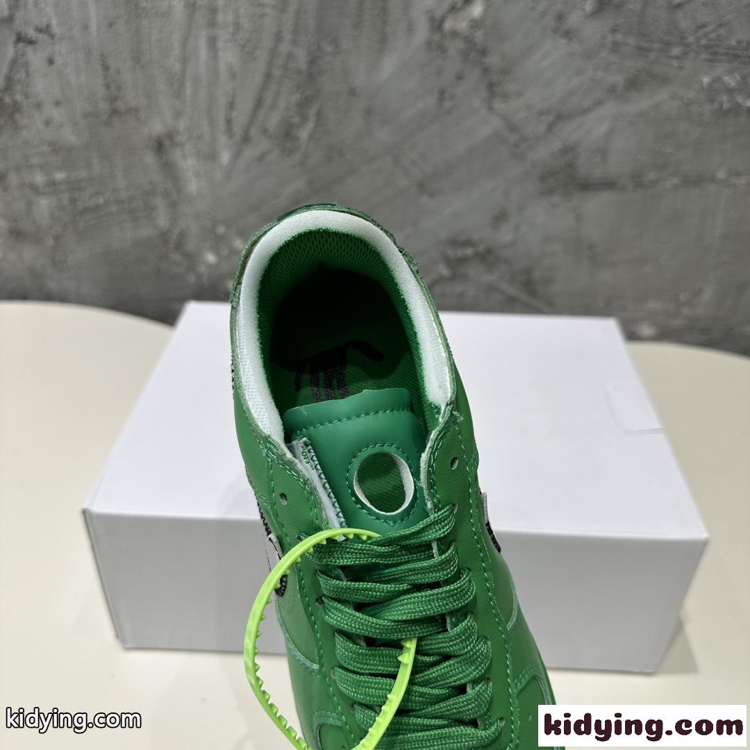 大人気 OFF-WHITE X Air Force 1 オフホワイト スニーカー コピー グリーン-4