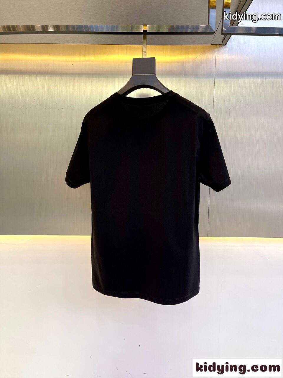 ヴェルサーチェ Tシャツ コピー バロック プリント 半袖 Tシャツ メンズ トップス-3