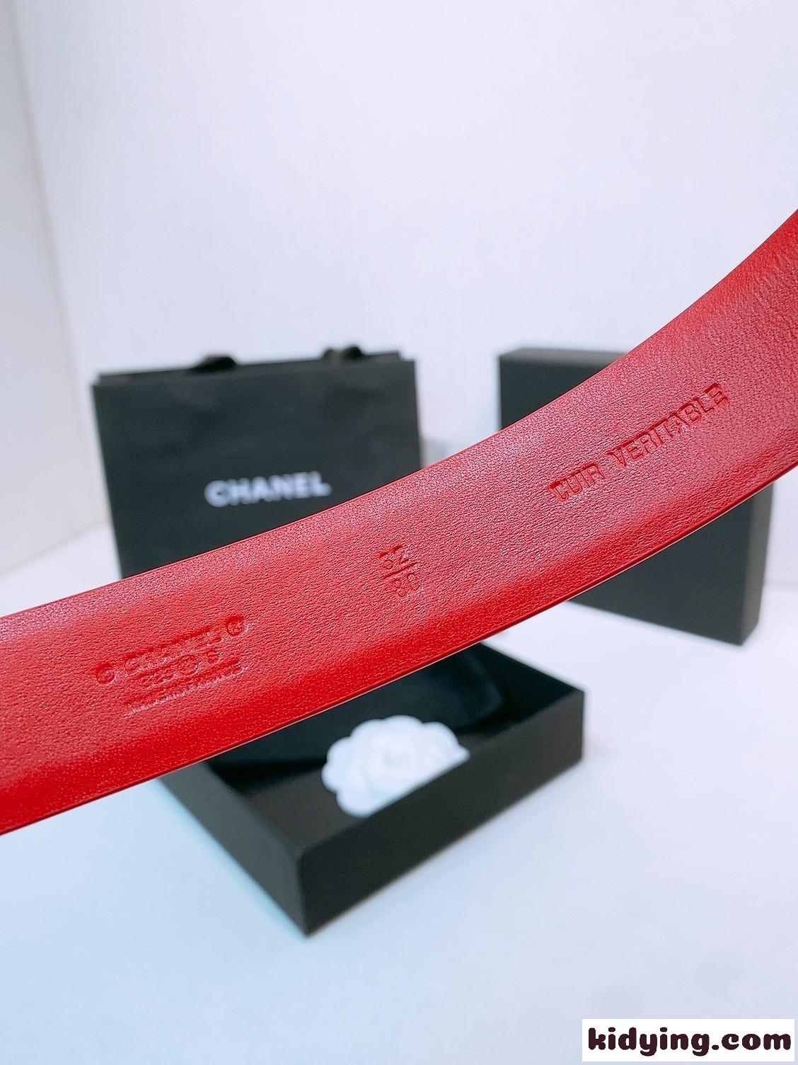 シンプル 合わせやすい シャネル ベルト コピー レザーベルト 30mm-3