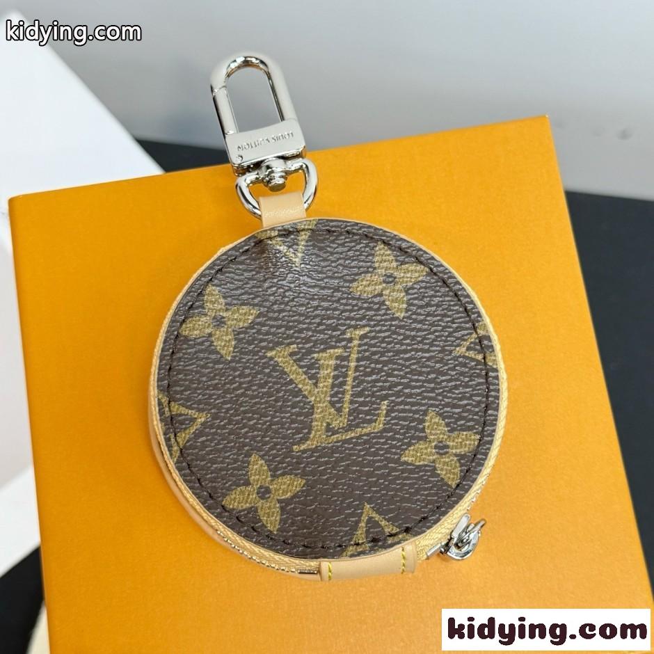 ルイ・ヴィトン キーホルダー 偽物 バッグチャーム・LV ドーナッツ イエロー-4