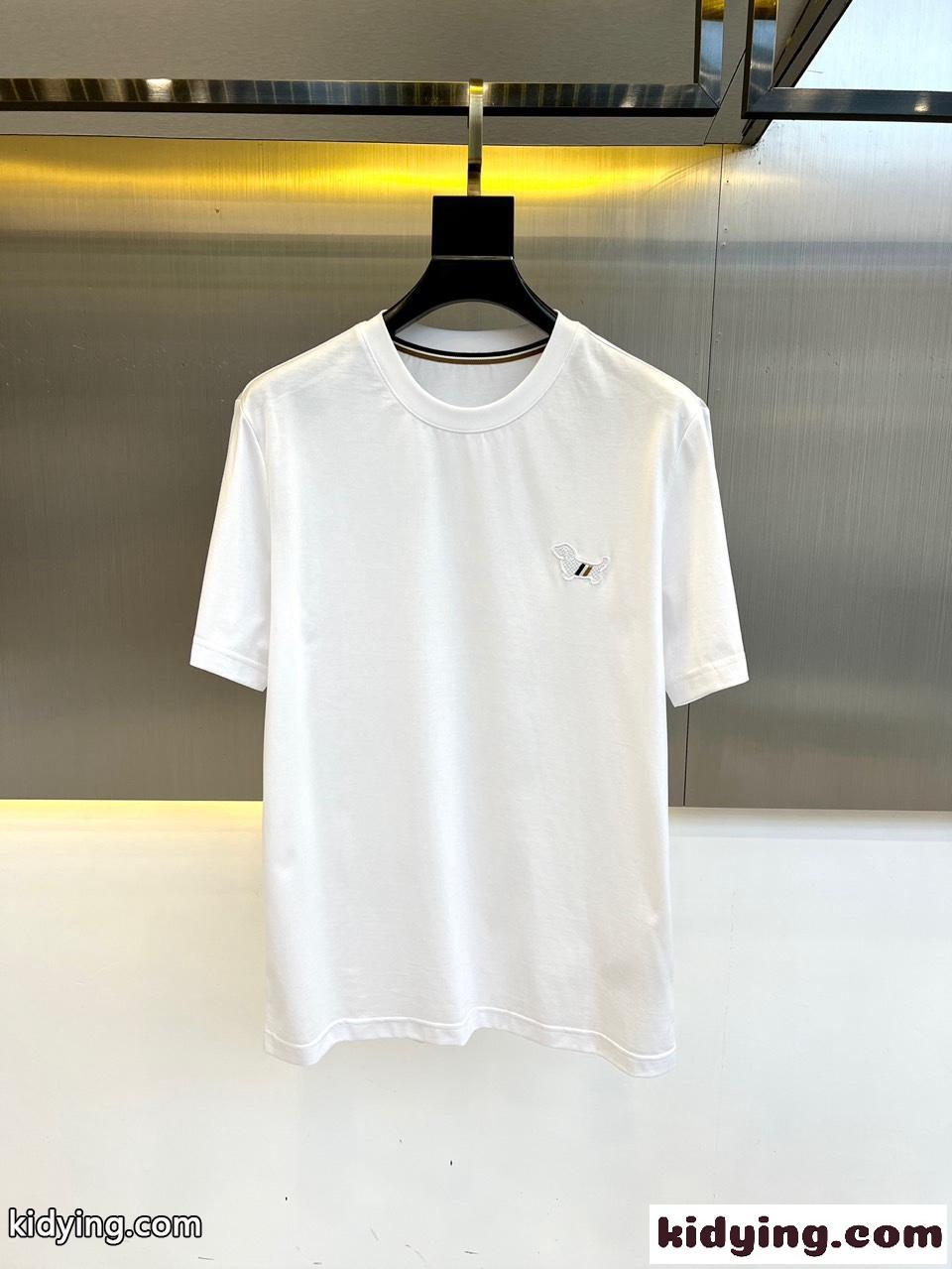 ベーシック クルーネック トムブラウン 半袖Tシャツ コピー 着心地いい ホワイト-0