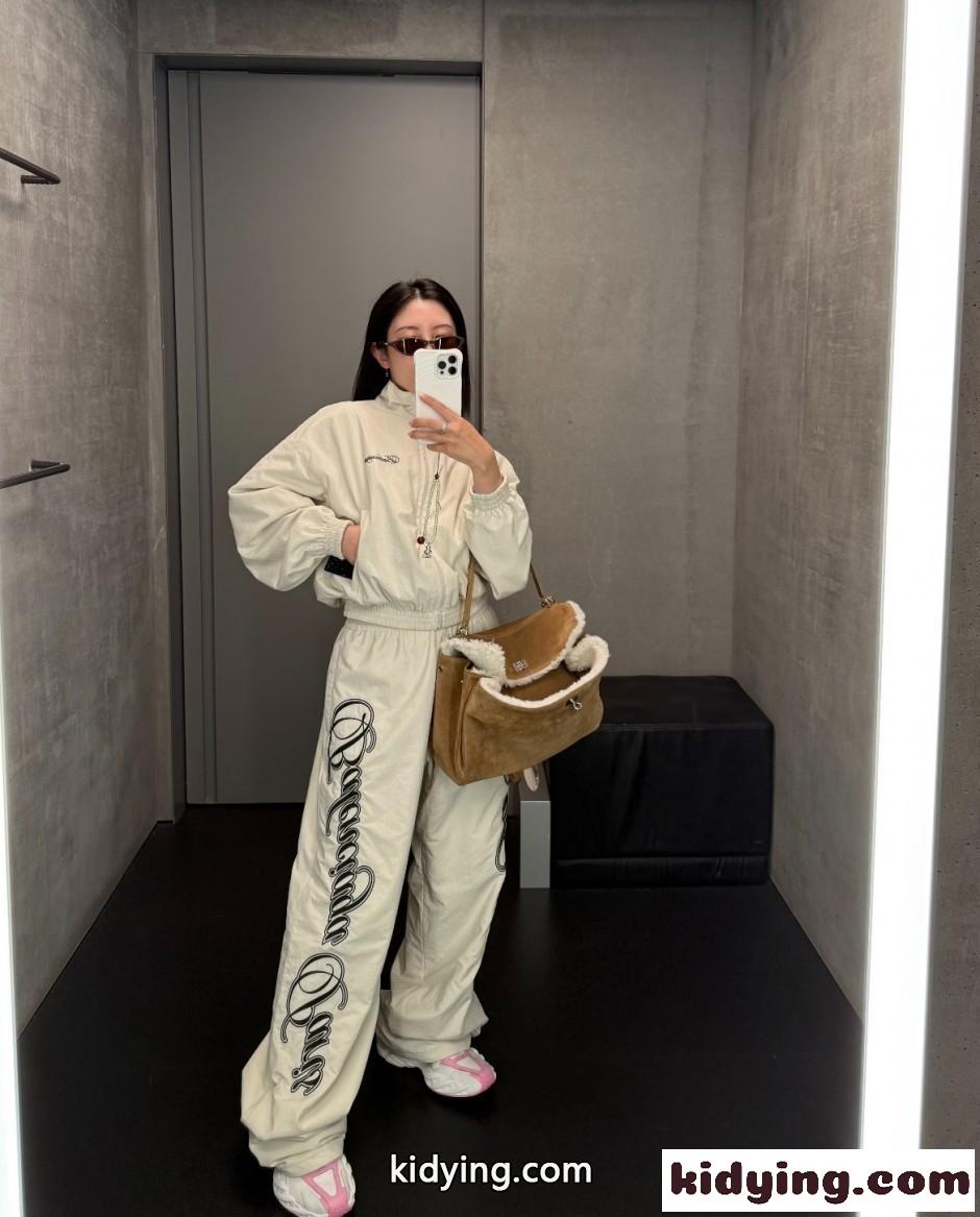 ロゴ入り ナイロン トラックパンツ バレンシアガ パンツ コピー ユニセックス-5