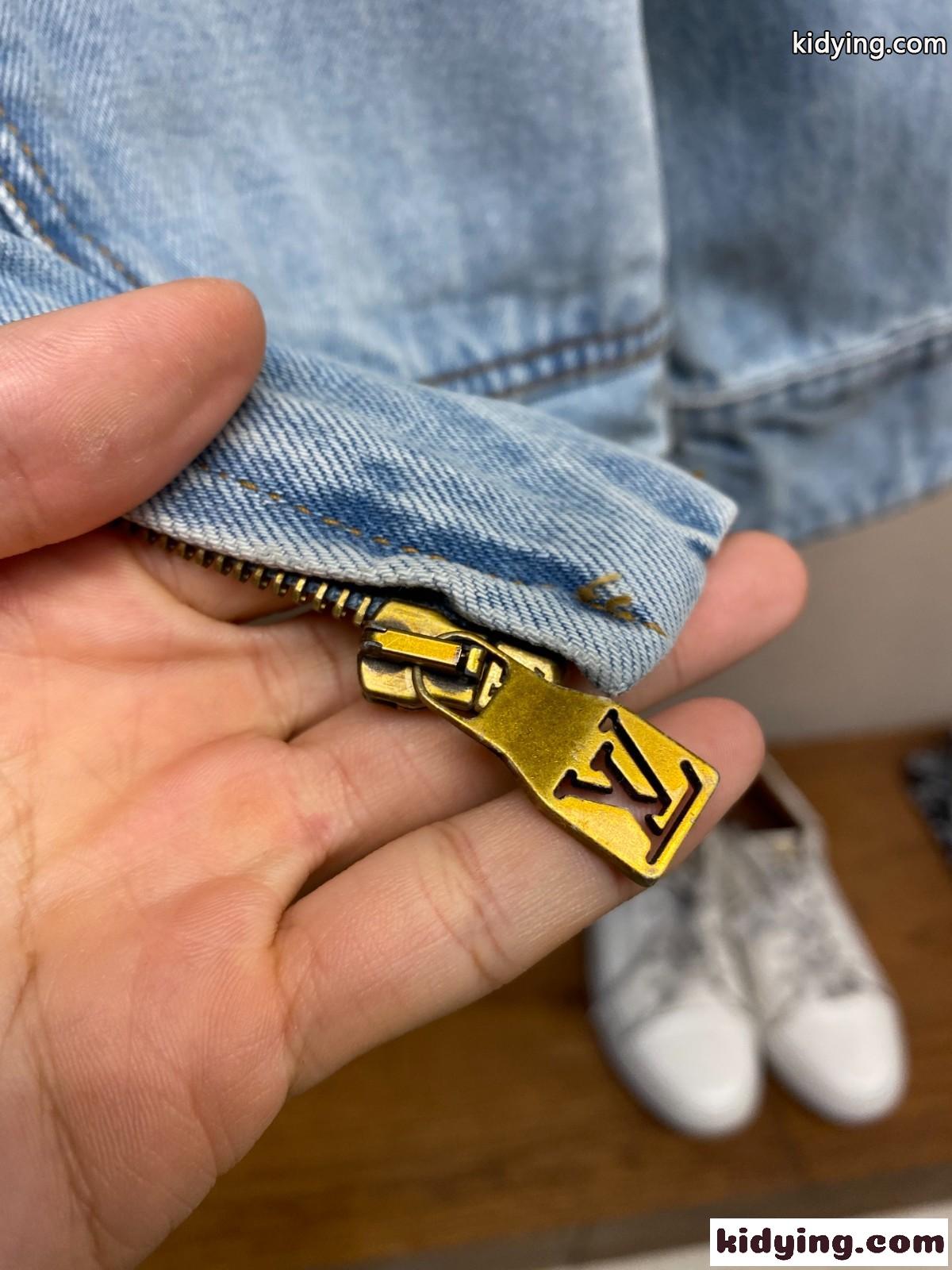 ワークウェア LV デニムジャケット ルイ・ヴィトン ジャケット コピー-3