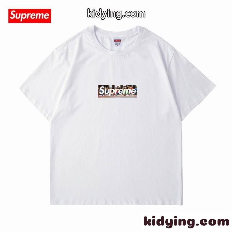 おしゃれ 人気  ロゴ ユニセックス クルーネック 定番 カジュアル シュプリーム tシャツ コピー 全8色 ゆったり-1