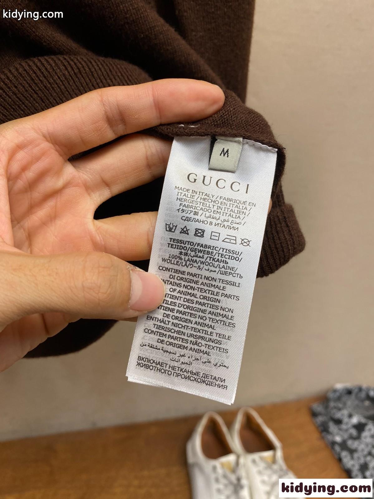 エンブロイダリー付き ウールニット グッチ セーター コピー 上品-3