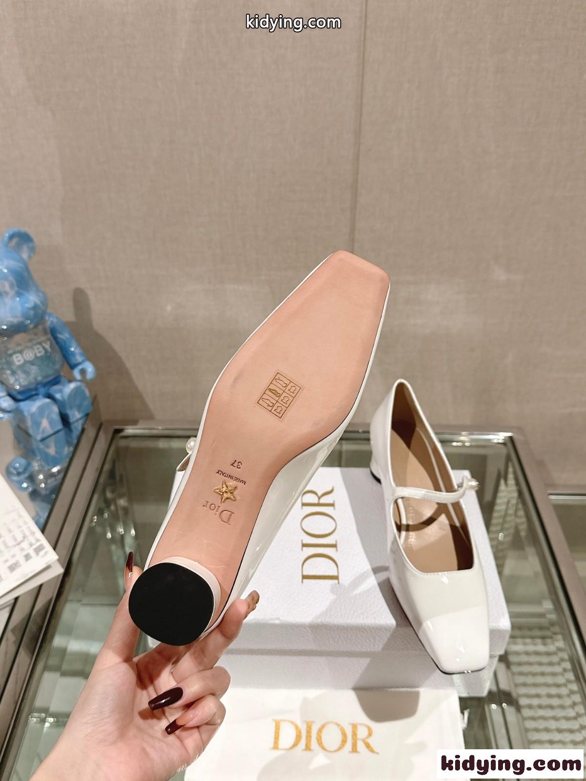 クリスチャン・ディオール シューズ コピー JOLIE DIOR パンプス 3.5cm ホワイト-4