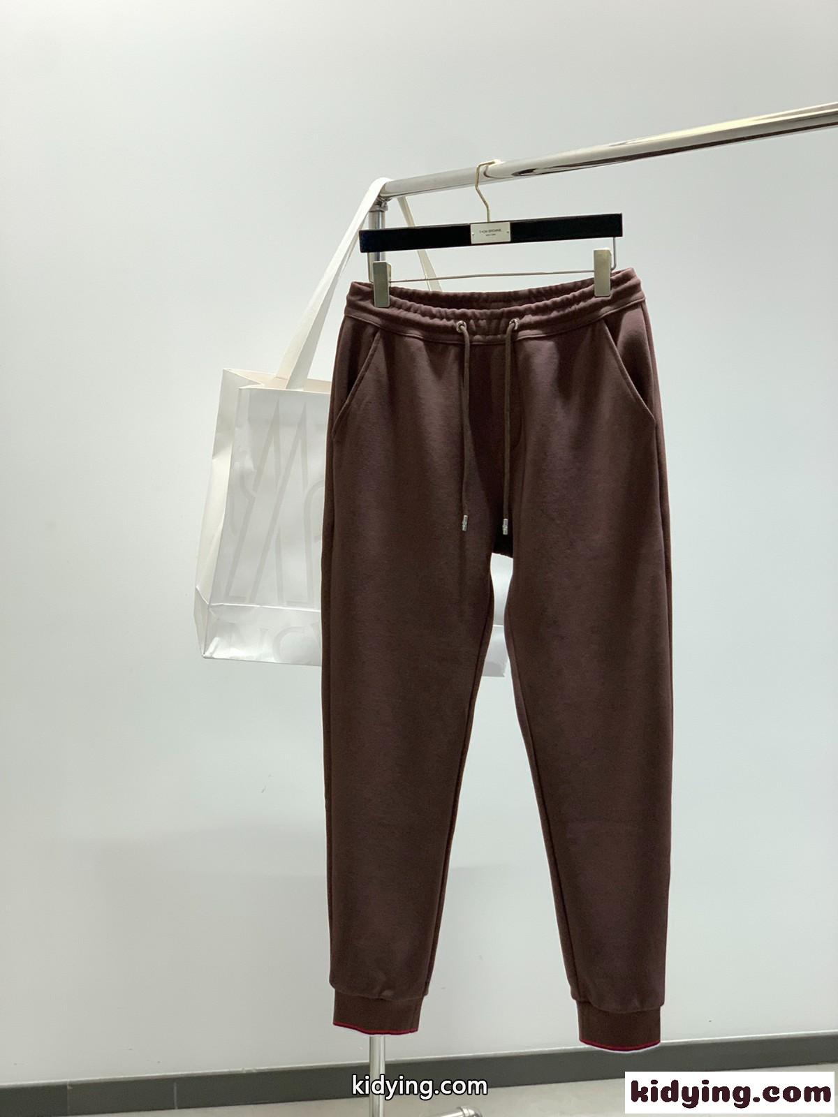 カジュアル 定番 スウェットパンツ モンクレール パンツ 偽物 コーヒー-0