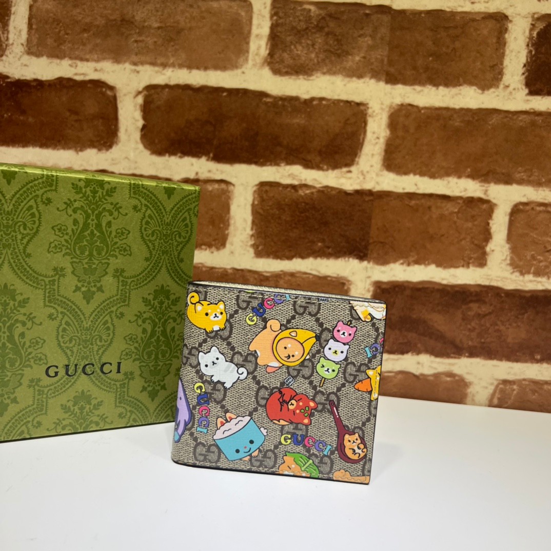 GUCCI アニマル プリント カードケース ウォレット グッチ 財布 コピー 736755-0