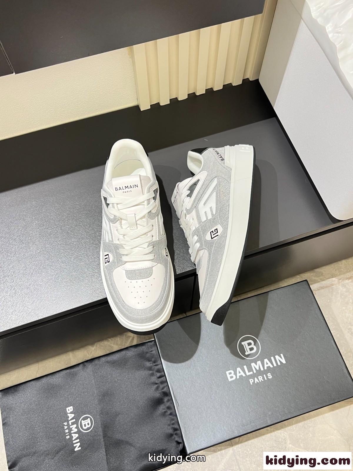 バルマン B-Court Skate スニーカー コピー 人気 定番 カジュアル メンズシューズ-1