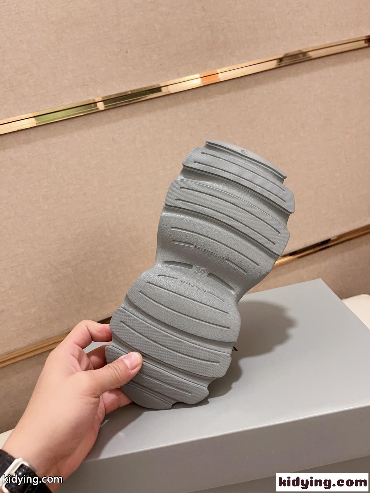 Balenciaga HD カットアウト ミュール バレンシアガ サンダル スーパーコピー グレー-4