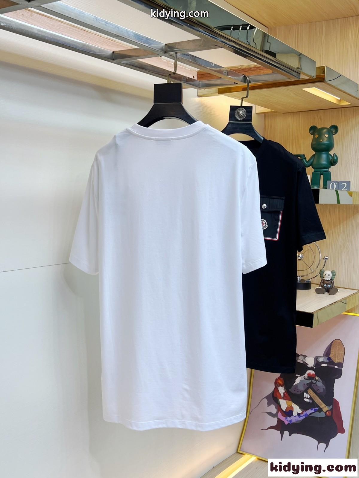 カジュアル おしゃれ クルーネック モンクレール Tシャツ コピー 半袖 トップス-4