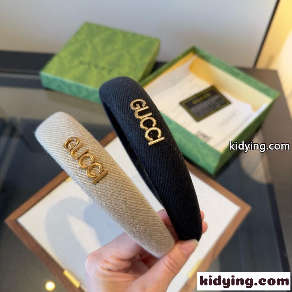 シンプル GUCCI ロゴ カチューシャ グッチ 偽物 合わせやすい-0