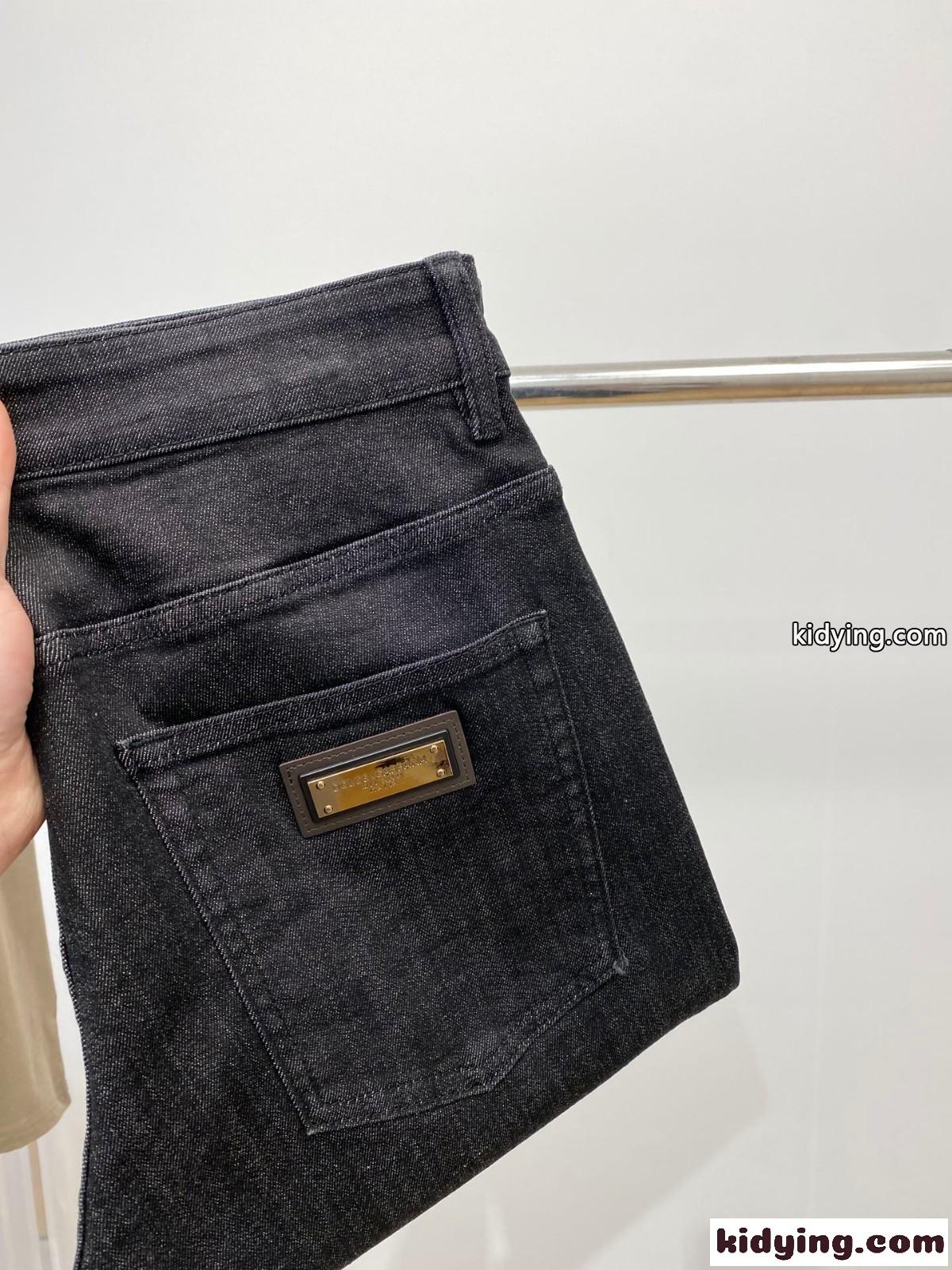 ドルチェ&ガッバーナ ジーンズ 偽物 ストレッチ 合わせやすい メンズ デニムパンツ-1